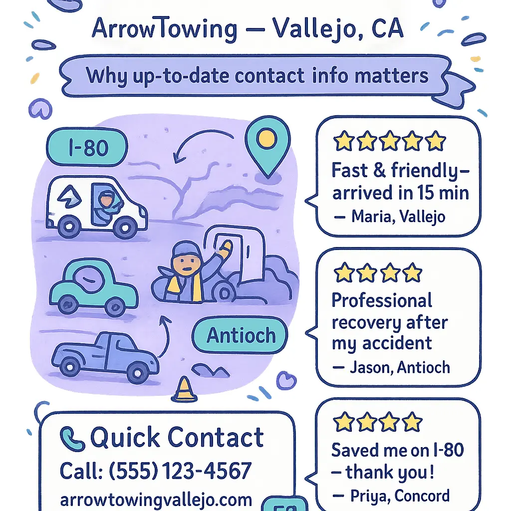 arrow towing vallejo ca - Customer