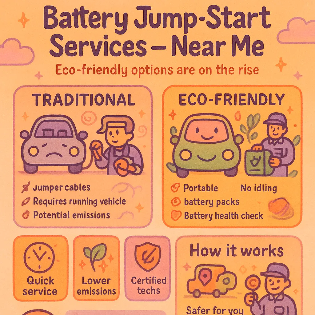 battery jump start service near me - Claims