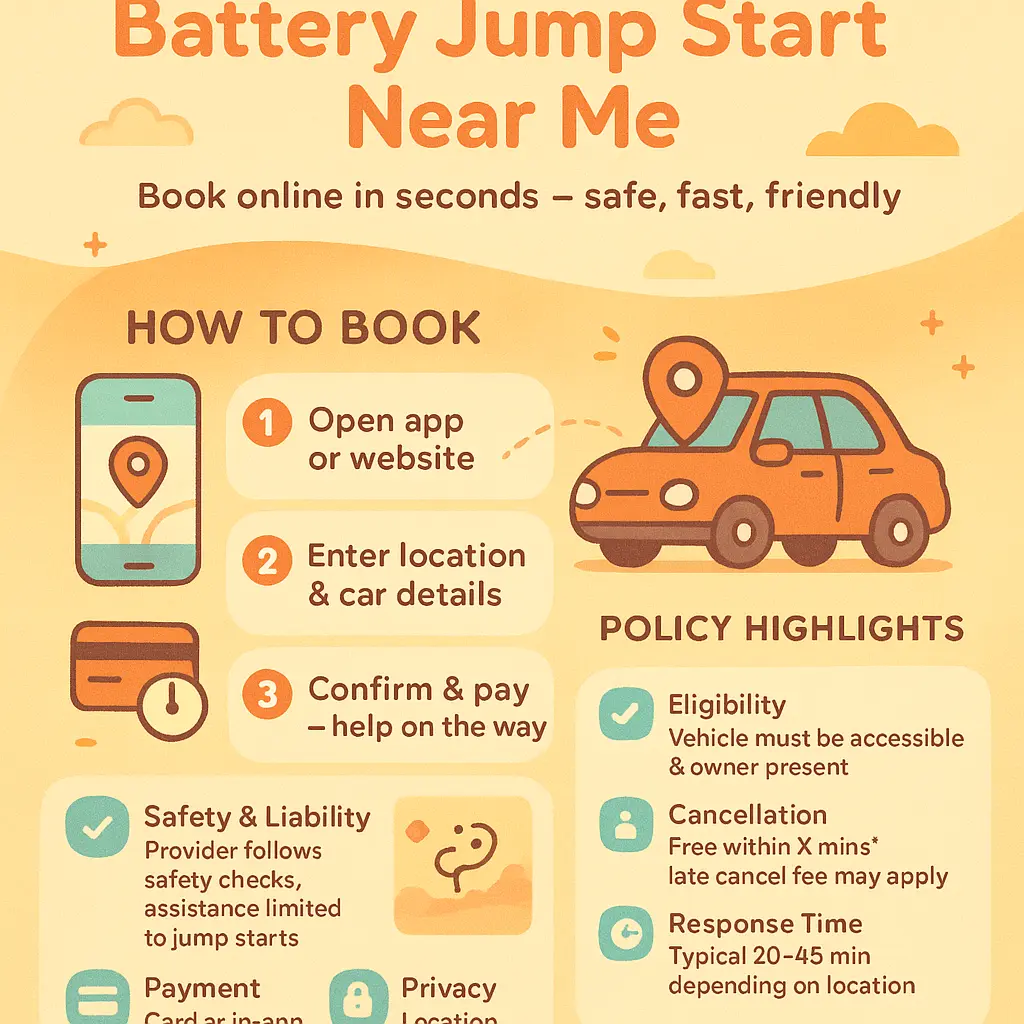 battery jump start service near me - Policy