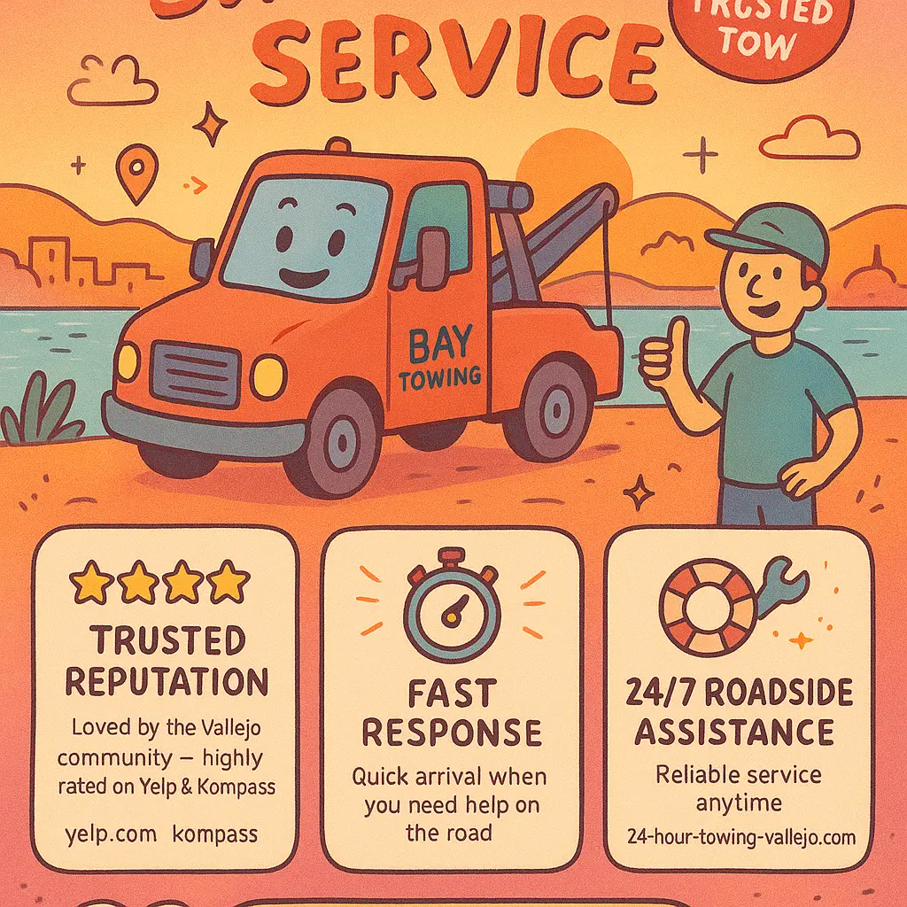 {'keyword': 'bay towing vallejo', 'best_position': 94, 'best_position_url': 'https://www.24-hour-towing-vallejo.com/roadside-assistance', 'keyword_country': 'US', 'keyword_language': ['en'], 'is_branded': True} - Vallejo