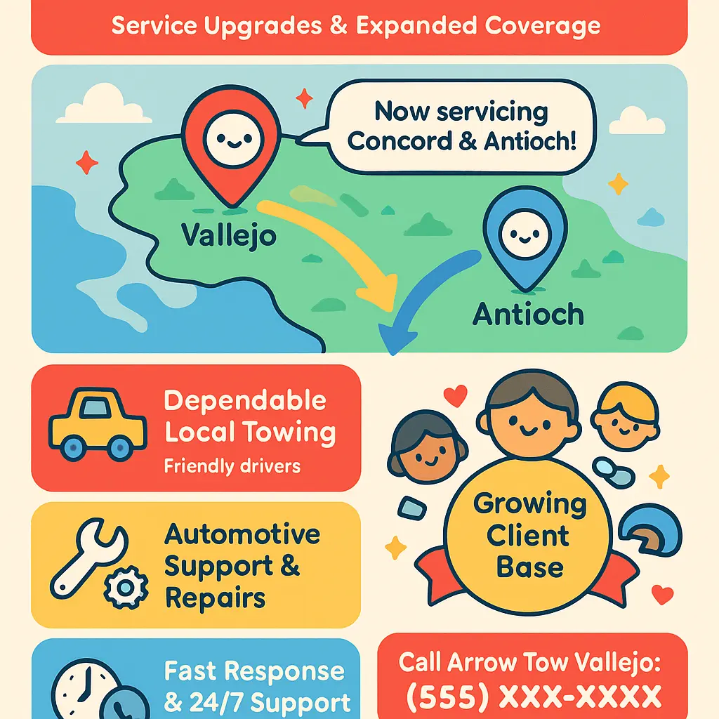 arrow towing vallejo ca - California